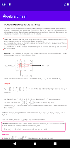 Álgebra Lineal Screen 2