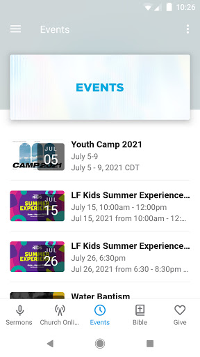 Life Fellowship Church Screen 3