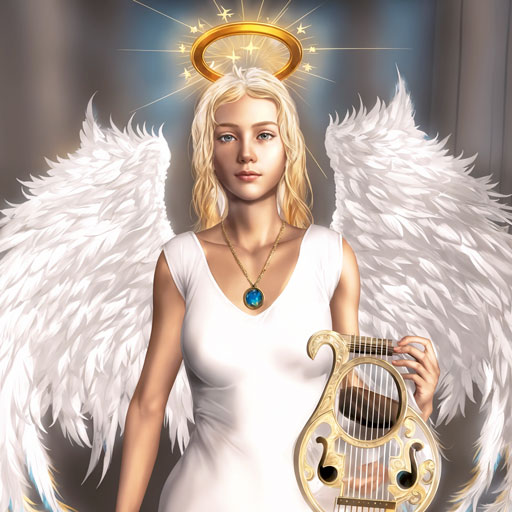 Angelic Oracle in 3D logo