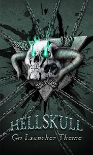 Hell Skull GO Launcher Theme For PC installation