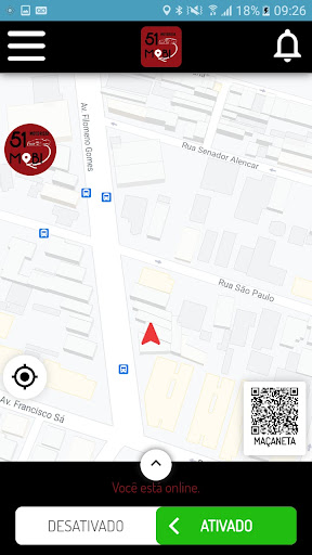 Android application 51 MOBI - Motorista screenshort