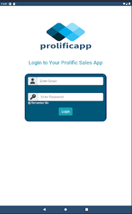 Prolific Sales App