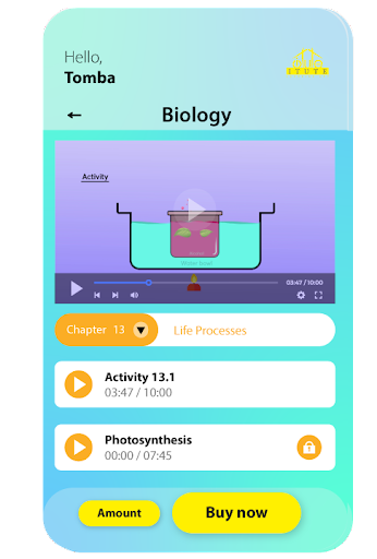 Itute Learning App Screen 3