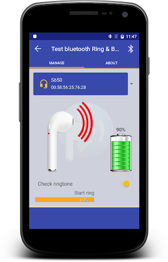 Bluetooth headset check Screenshot 2 - AppWisp.com