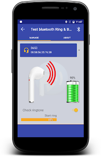 Bluetooth headset check Screenshot
