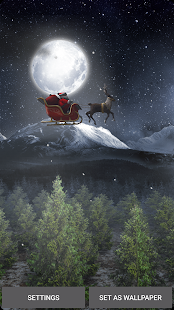 Santa 3D Live Wallpaper