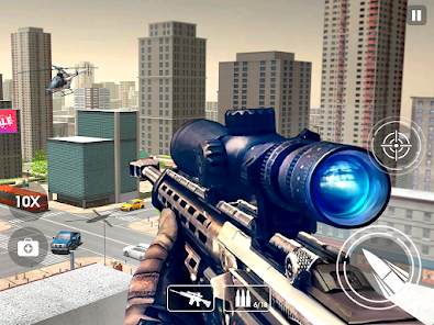 Fps Sniper Gun Shooter Games apkpoly screenshots 9