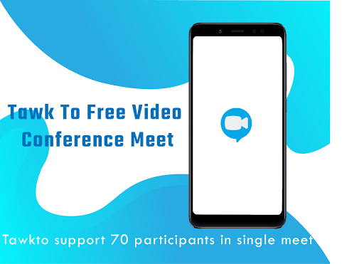 Android application Tawk To: Secured Video Meeting screenshort