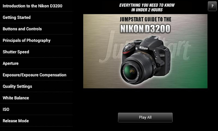 Guide Nikon D3200 - 2.0.0 - (Android)