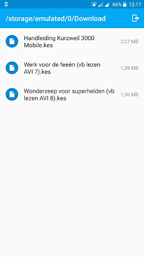 Android application Kurzweil 3000 Mobile screenshort