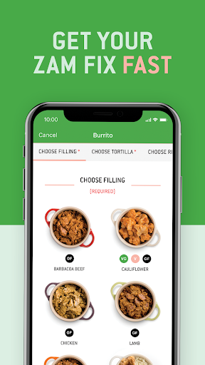 Zambrero Ordering Screen 3