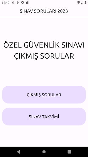 2023 Özel Güvenlik Soruları Screen 3