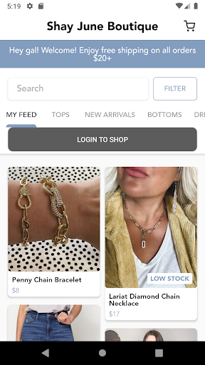 Shay June Boutique Screen 2