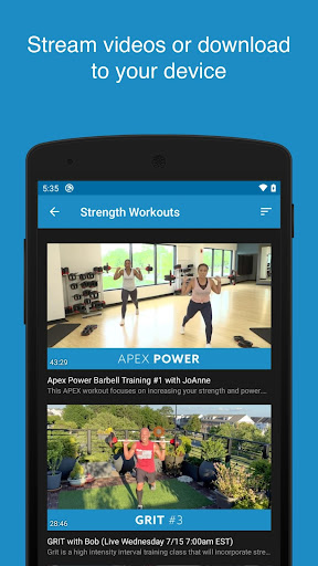 Screenshot of Onelife Anywhere on Demand Fit