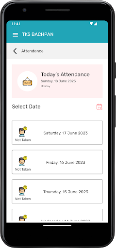 Android application TKS BACHPAN screenshort