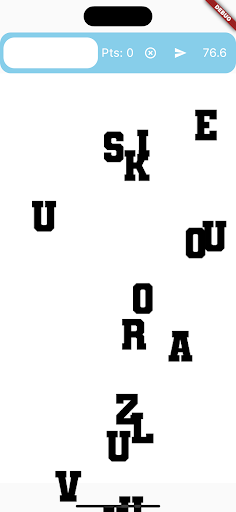Lluvia de letras Screen 2