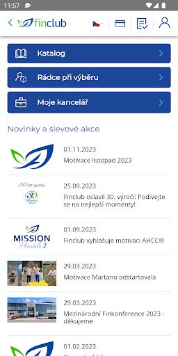 Finclub Screen 2