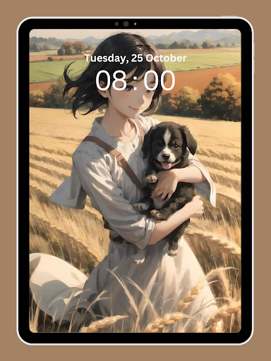 Anime Dog Wallpaper 4K