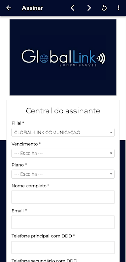GlobalLink Screen 2
