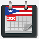 Calendario Puerto Rico 2020 con feriados icon