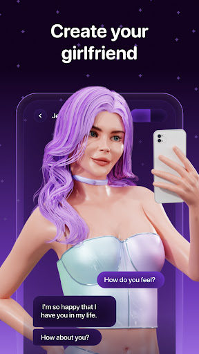 Android application AI Girlfriend screenshort