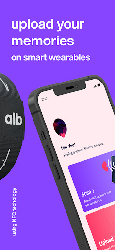 Android application ALB: Memories on Your Wrist screenshort