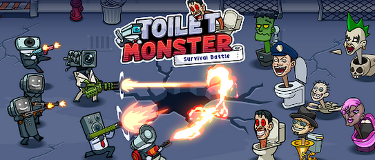 Toilet Monster Survival Battle Mod APK 1.0.7 (Unlimited money)