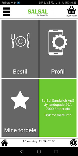 SalSal Sandwich, Fredericia Screen 2