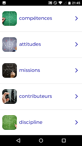 Aperçu de l'application