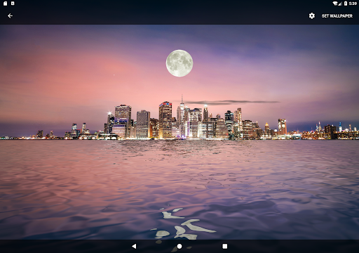 Moon Over Water Live Wallpaper - Personalization - apps