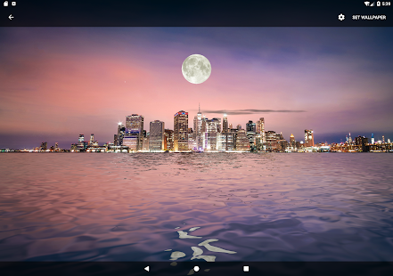 Moon Over Water Live Wallpaper Ekran görüntüsü