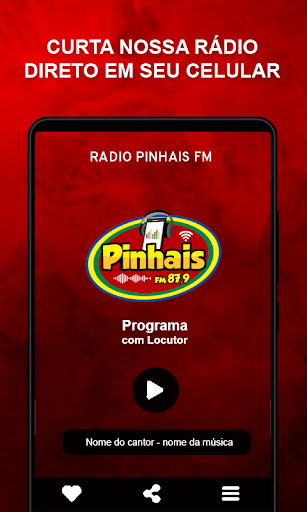 Android application Rádio Pinhais FM screenshort