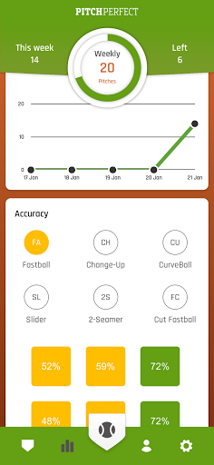 PitchPerfect Baseball Screen 2