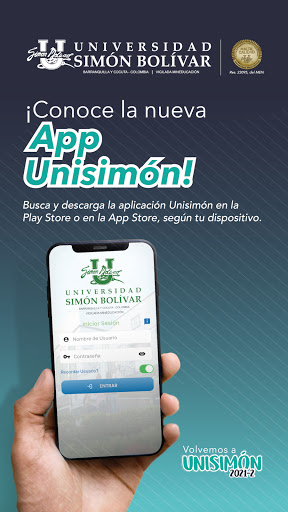 Android application Unisimon screenshort