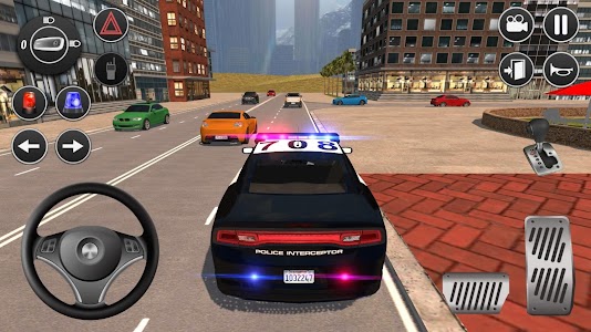 American Fast Police Driving Unknown