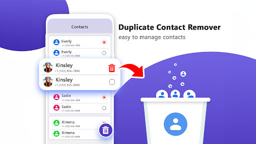 Android application Duplicate Contacts Remover screenshort