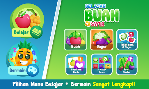 Android application Belajar Buah dan Sayur TK PAUD screenshort