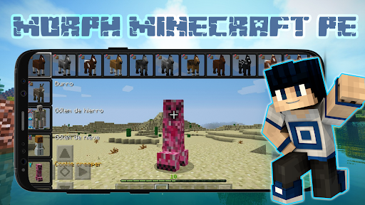 Morph Mod for Minecraft Skin screenshot