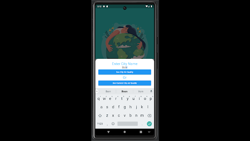 Android application Air Quality screenshort