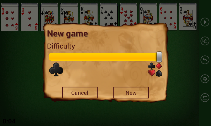 Android application Russian Spider - Solitaire screenshort