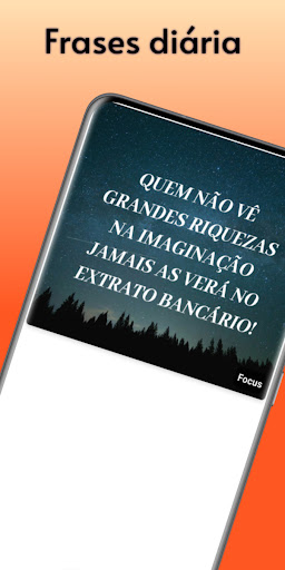 Android application Focus - Motivação diária screenshort