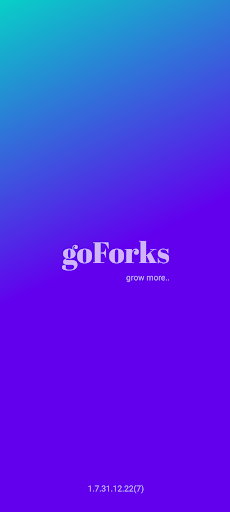 Android application goforks screenshort