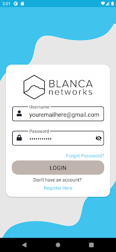 Android application MyBlanca screenshort