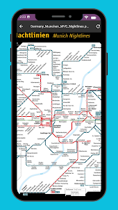 U-Bahn München Karte und Route