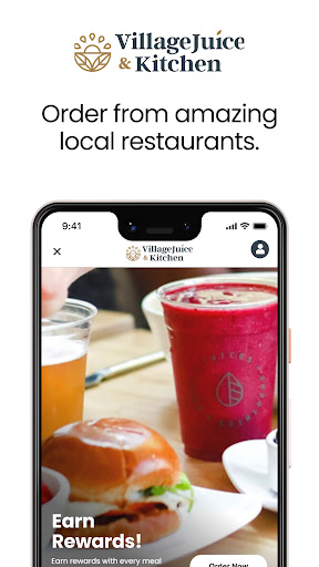 Android application Village Juice & Kitchen screenshort