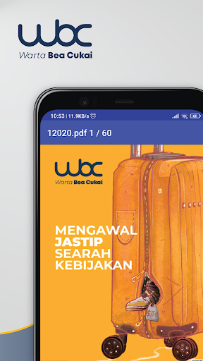 Android application Warta Bea Cukai screenshort