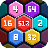 HexPuz - Free 2048 Merge Block Number Puzzle Game icon