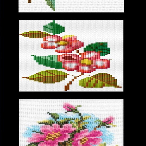 Cross Stitch Flowers