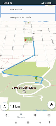 Uruguay Offline Map Screen 2