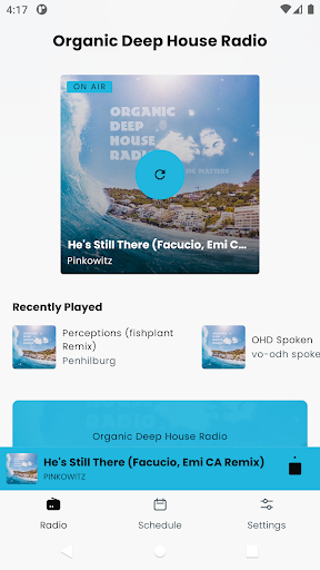 Android application Organic Deep House Radio screenshort